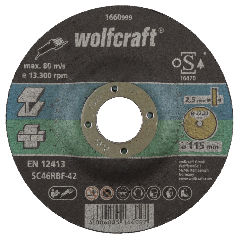 Universal Cutting Disc for Stone and Metal