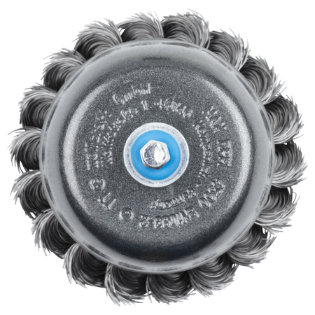 Steel Wire Cup Brush, Ø 75 mm, twisted