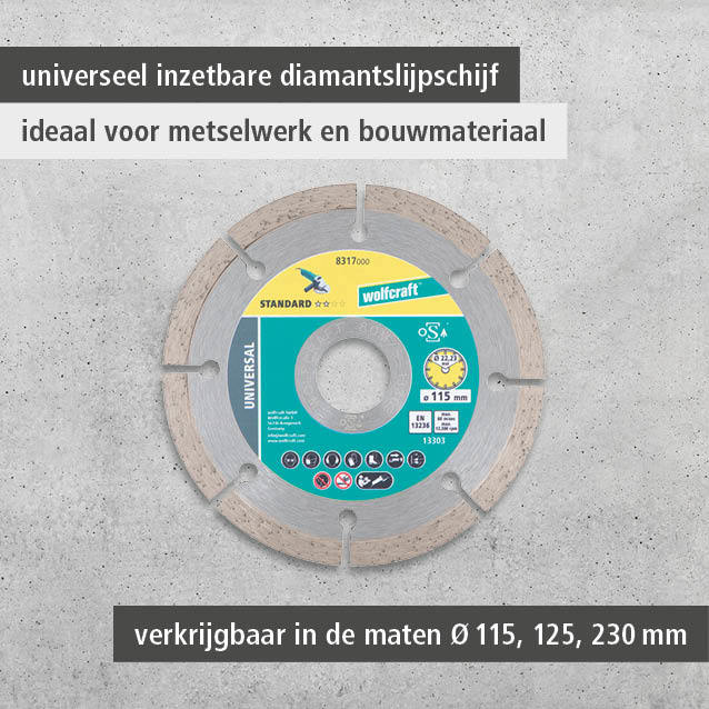 SOLID UNIVERSAL Diamond Cutting Disc, Ø 115 mm (nl)