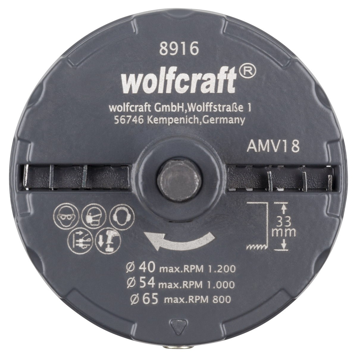 Hole Saw for Ceiling Lights, Ø 40-65 mm