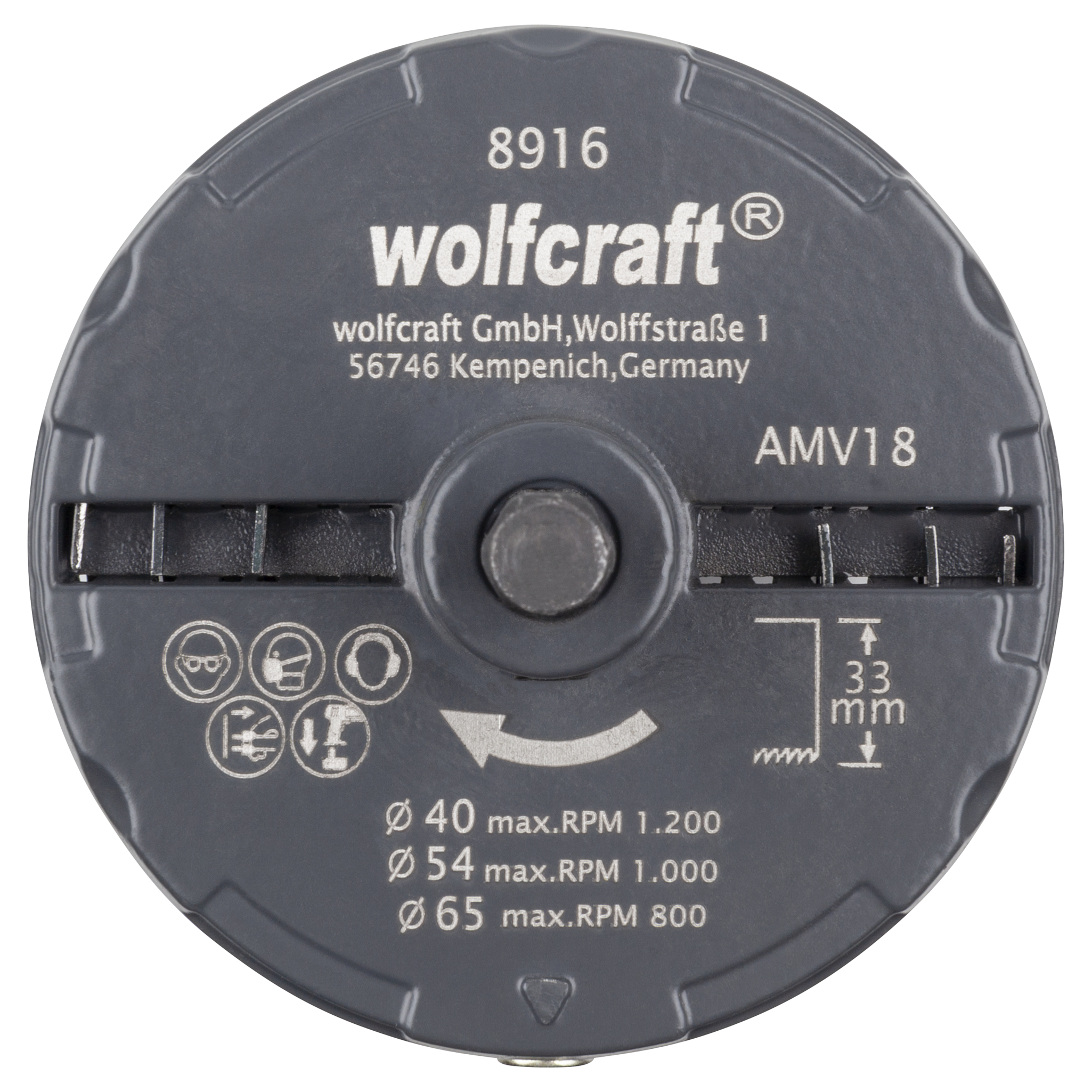 Hole Saw for Ceiling Lights, Ø 40-65 mm