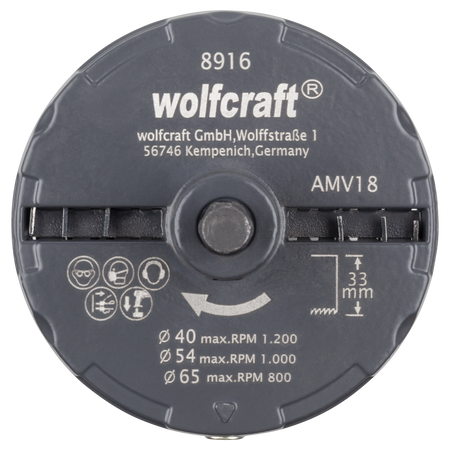 Hole Saw for Ceiling Lights, Ø 40-65 mm