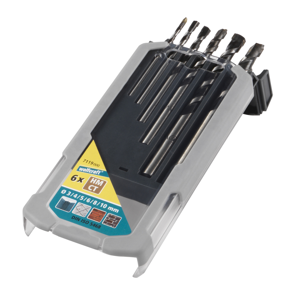 TC Rock Drill Bit Set “Professional” 6 Pcs.