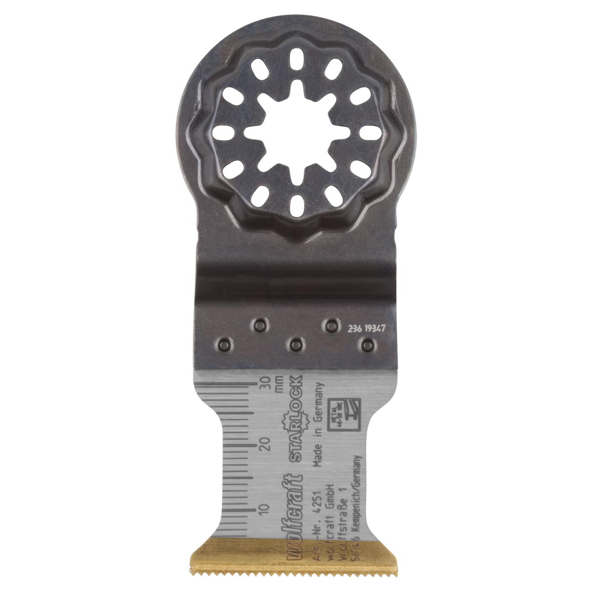 TC Pushcut Saw Blade “Expert”, TiN, STARLOCK receptacle, aluminium, stainless steel, 32 mm