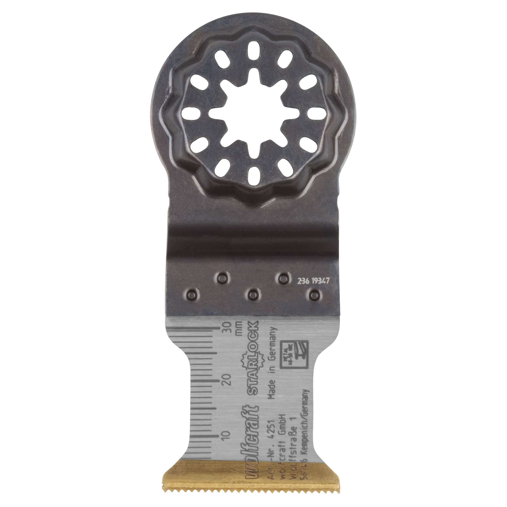 TC Pushcut Saw Blade “Expert”, TiN, STARLOCK receptacle, aluminium, stainless steel, 32 mm
