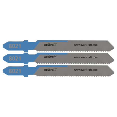 3 Jigsaw Blades, Sheet Steel, Fine Cuts