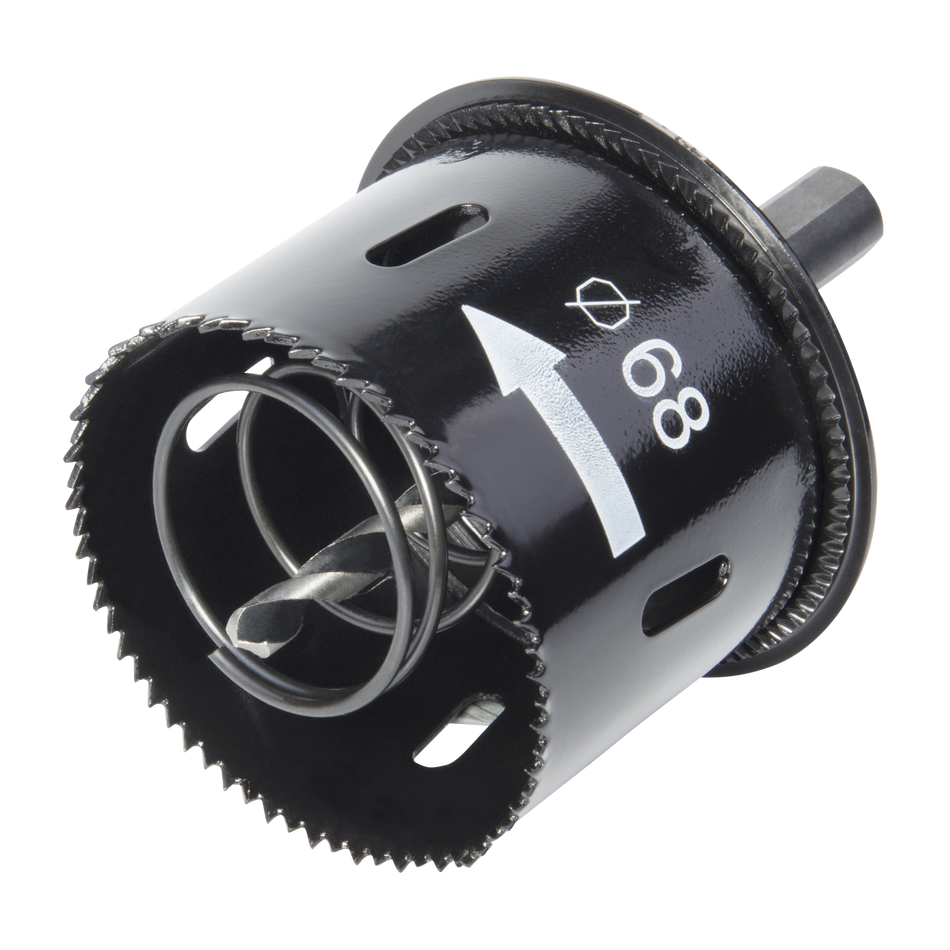 Hole Saw With Ejector and Edge Countersink Bit, Ø68mm