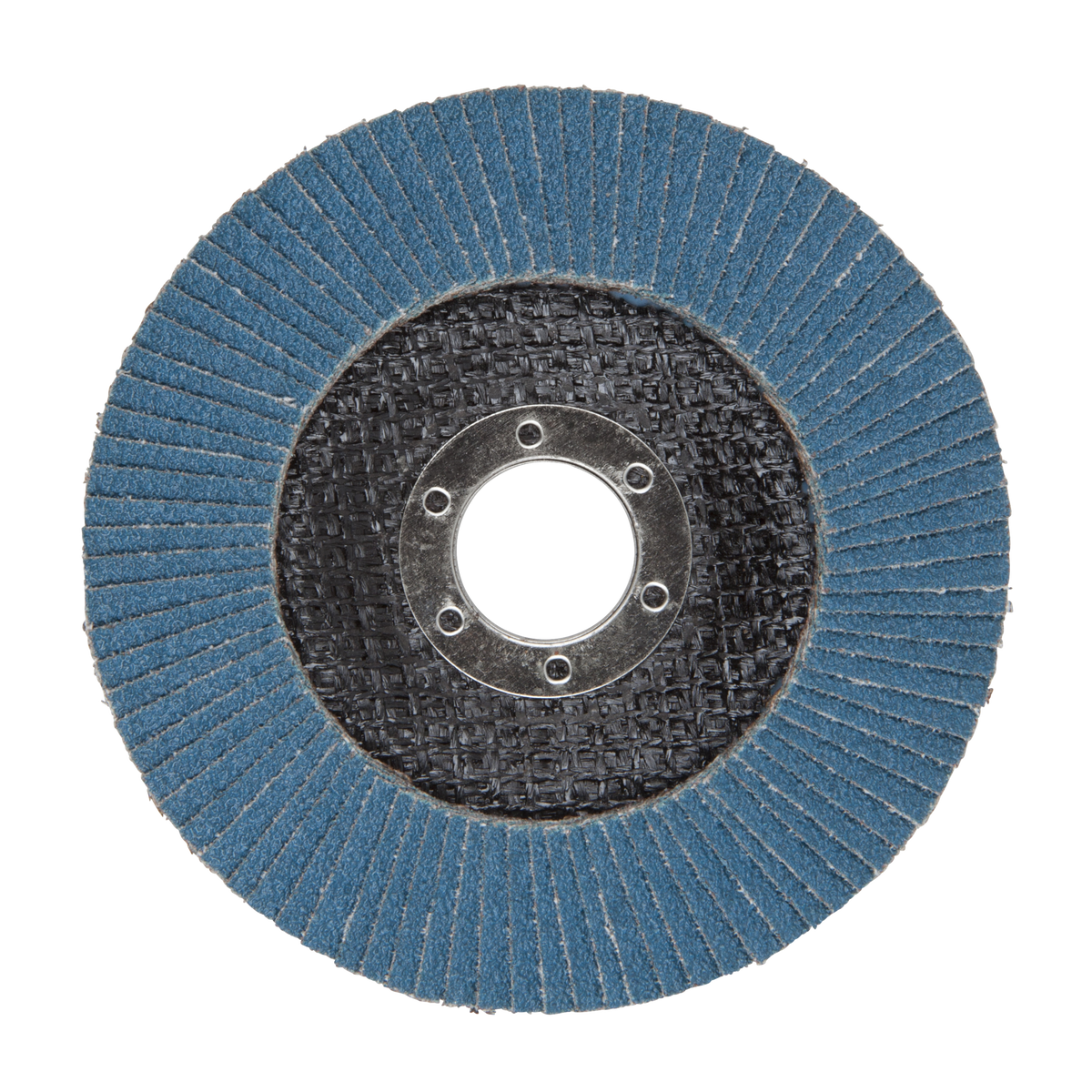Lamellar Flap Disc for metal, zircon corundum, Ø 115 mm, grain 80