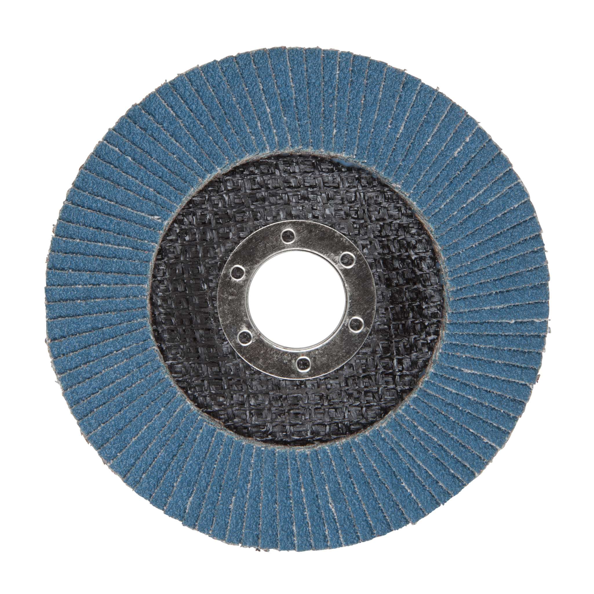 Lamellar Flap Disc for metal, zircon corundum, Ø 115 mm, grain 80