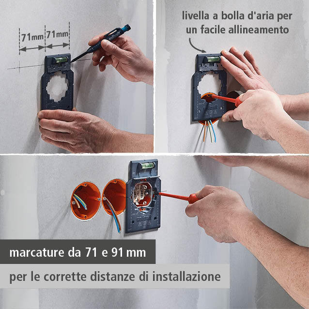 “Installing Hollow Wall Boxes” Project Set, Ø 68 mm (it)