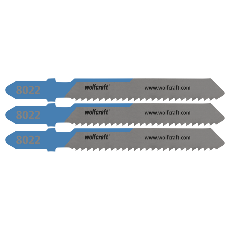 3 Jigsaw Blades, Sheet Steel, Fine Cuts