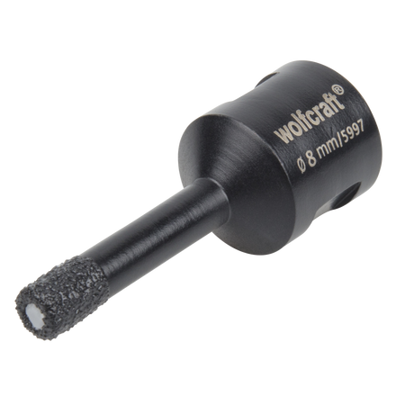 Ceramic” Diamond Coated Annular Bit, for Angle Grinders, Ø 8 mm