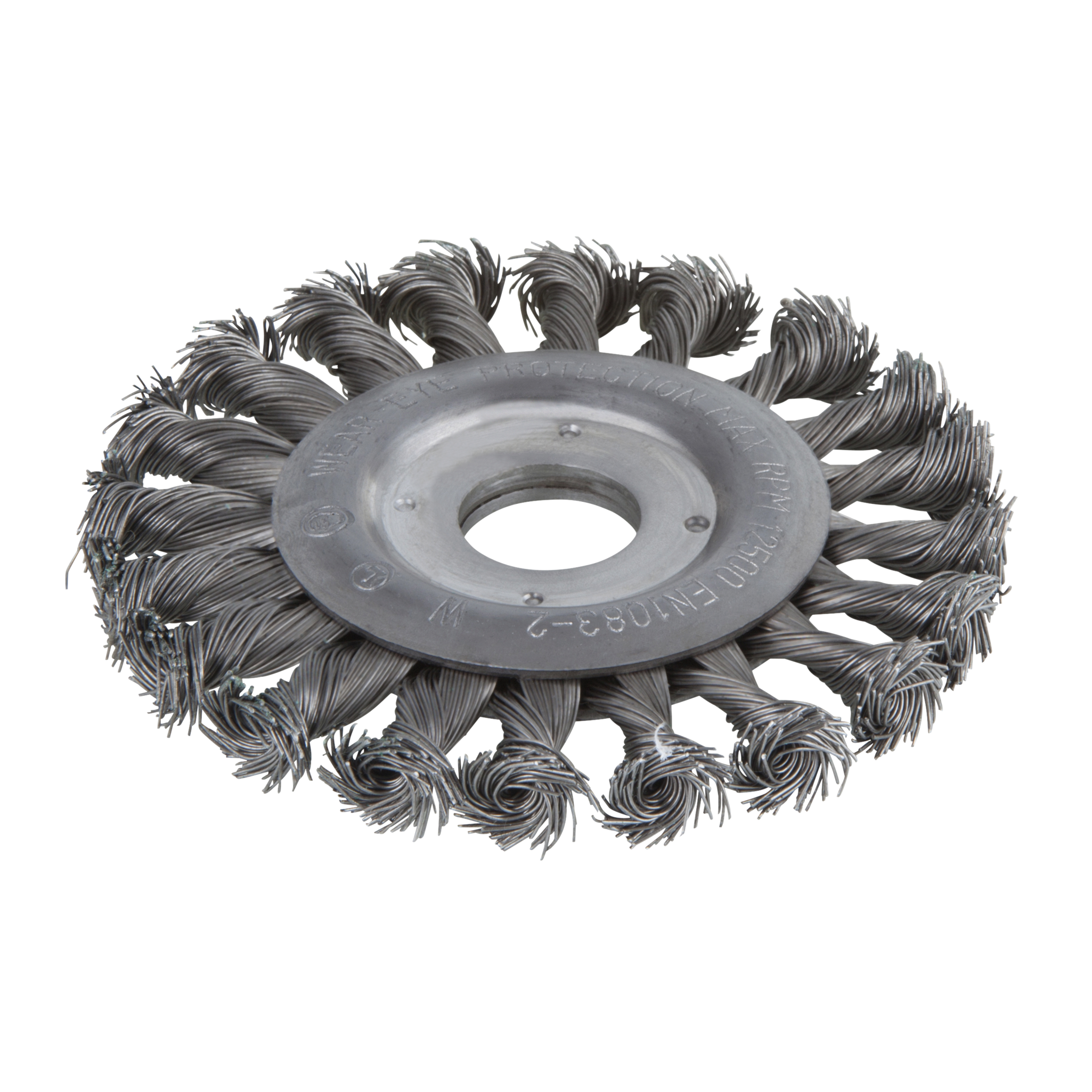 Steel Wire Wheel Brush, twisted, Ø 115 mm