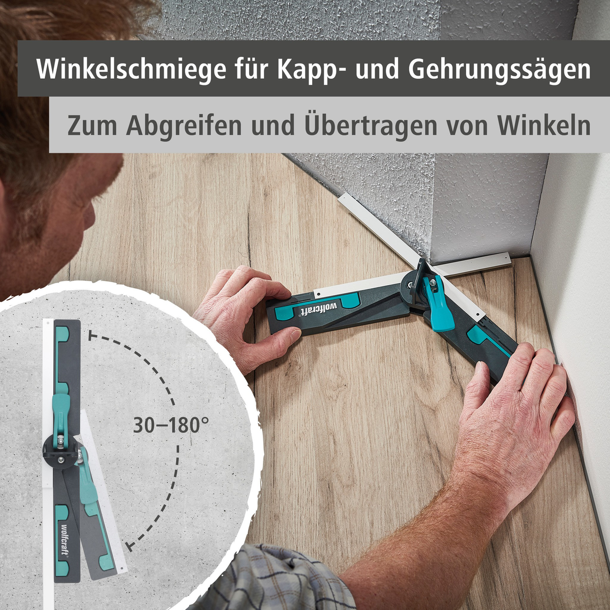 Angular Bevel Gauge for Mitre Saws (de)