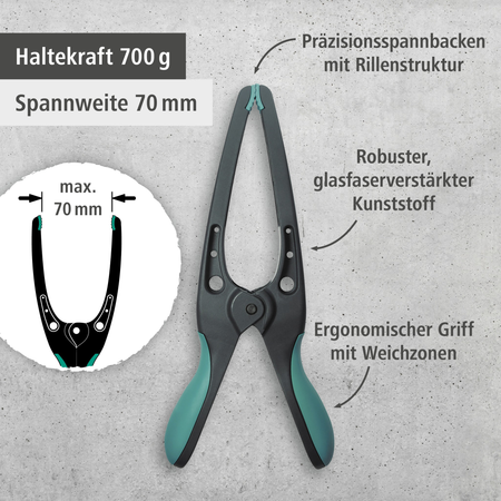 PRO 70 Pointed Spring Clamp