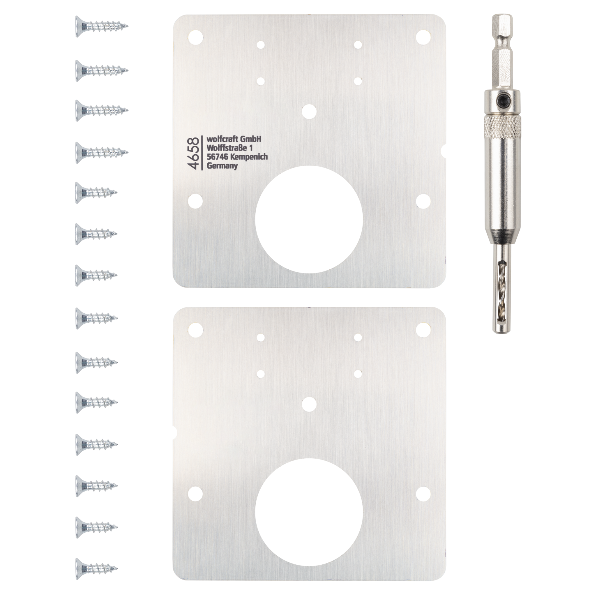 Repair Set for Cup Hinge – Door Side, 17 Pcs. - Image 1