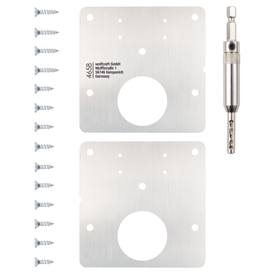 Repair Set for Cup Hinge – Door Side, 17 Pcs. - Image 1