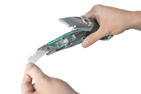 Professional Trapezium Blade Knife with Fixed Blade