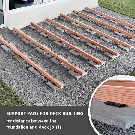 20 Support Pads for Deck Building (en)