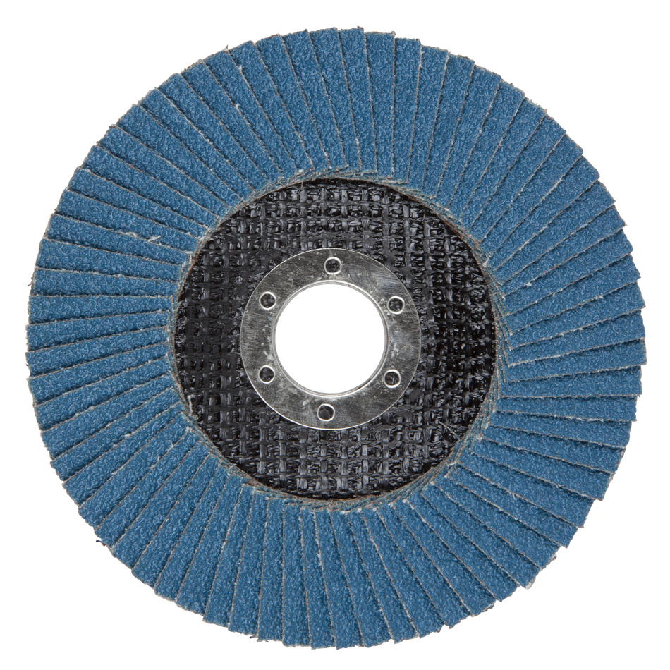 Lamellar Flap Disc for metal, zircon corundum, Ø 125 mm, grain 40