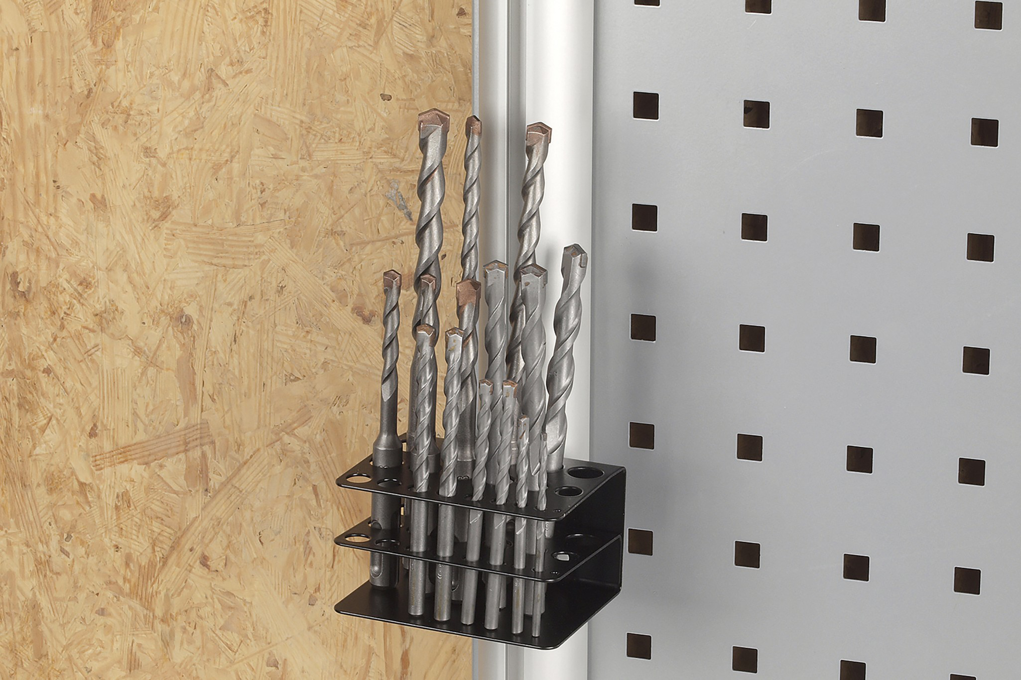 Drill Holder for Workshop System Pegboard