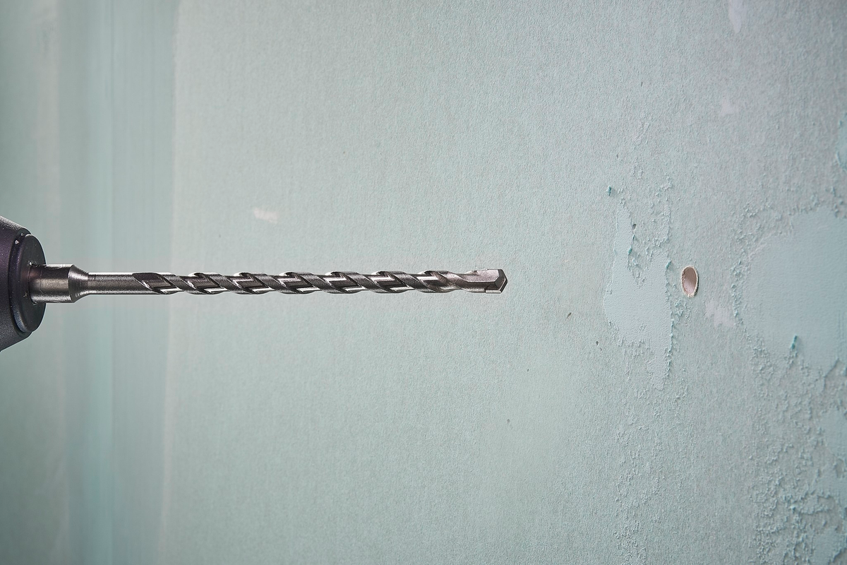 Concrete Drill Bit, Tungsten Carbide Tipped, SDS-plus