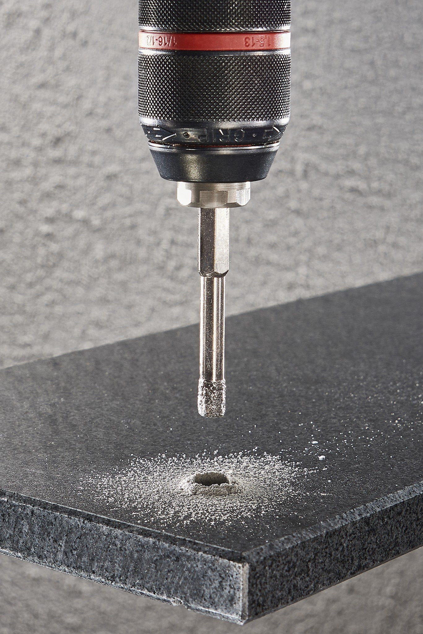 Dry Drill Bit, Diamond Coated, Hexagon Shank