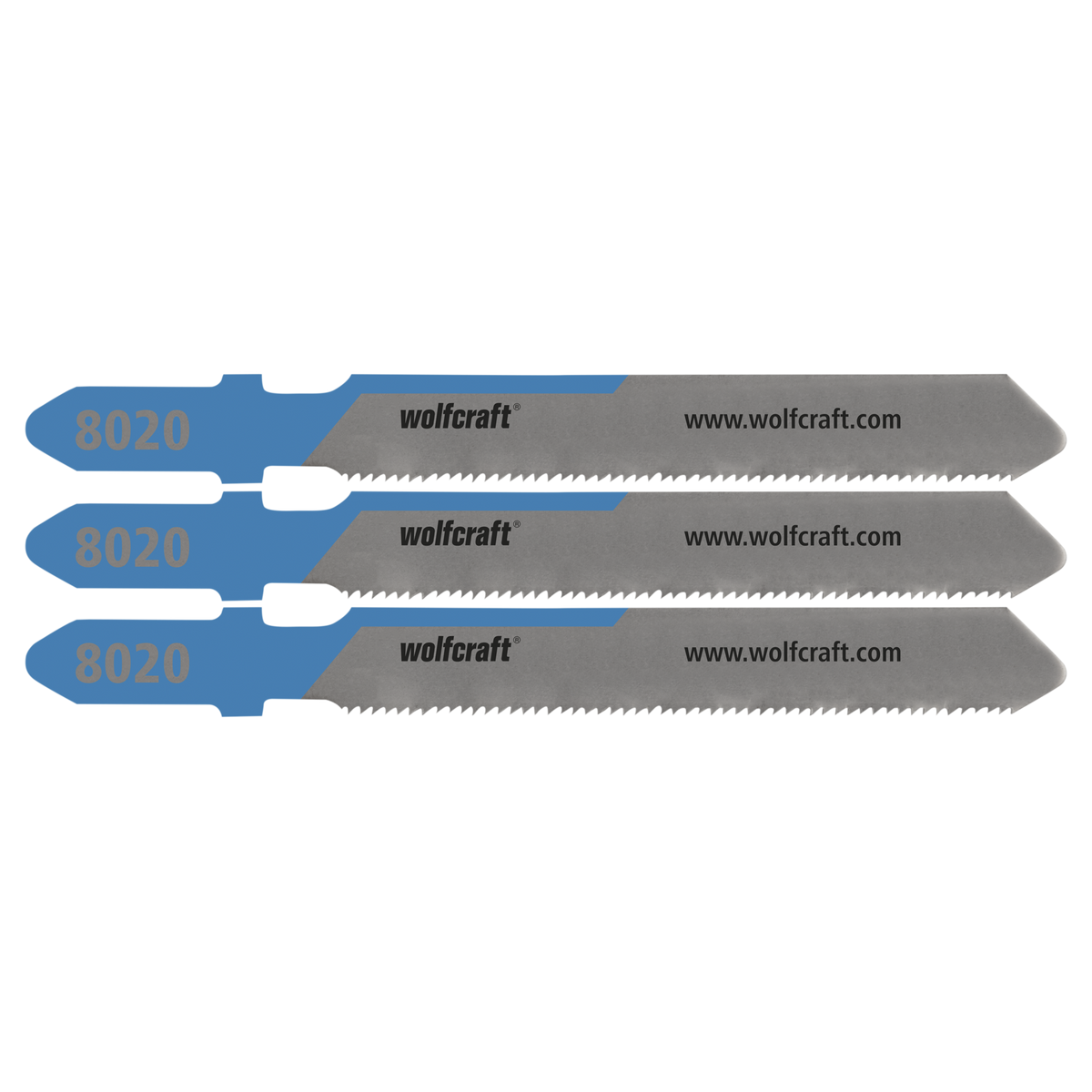 3 Jigsaw Blades, Sheet Steel (Max. 1 mm), Fine Cuts