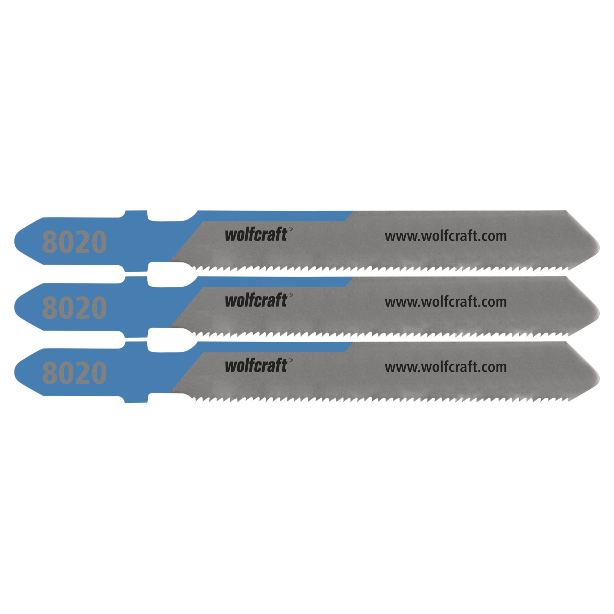 3 Jigsaw Blades, Sheet Steel (Max. 1 mm), Fine Cuts