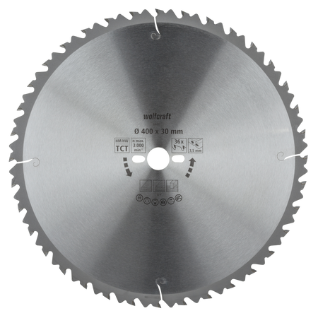 TC Circular Table Saw Blade, green series, Ø 400 mm