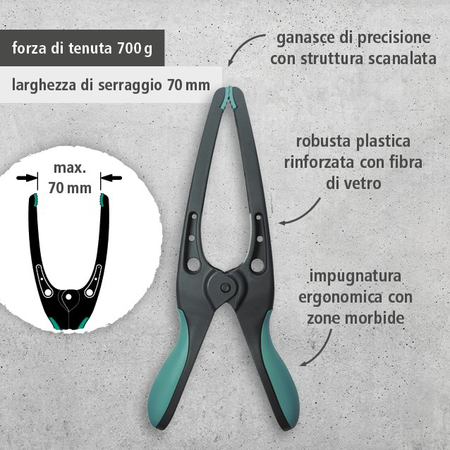4 PRO 70 Pointed Spring Clamps (it)