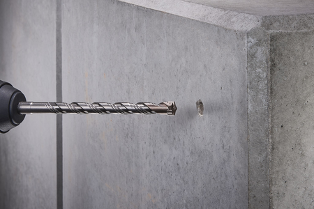“Professional 4-cut” Concrete Drill Bit, Tungsten Carbide Tipped, SDS-plus