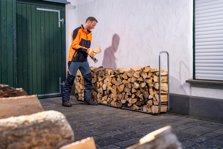 Stacking Aid for Firewood
