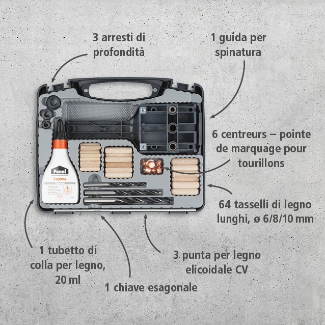 Universal Dowelmaster Set (it)