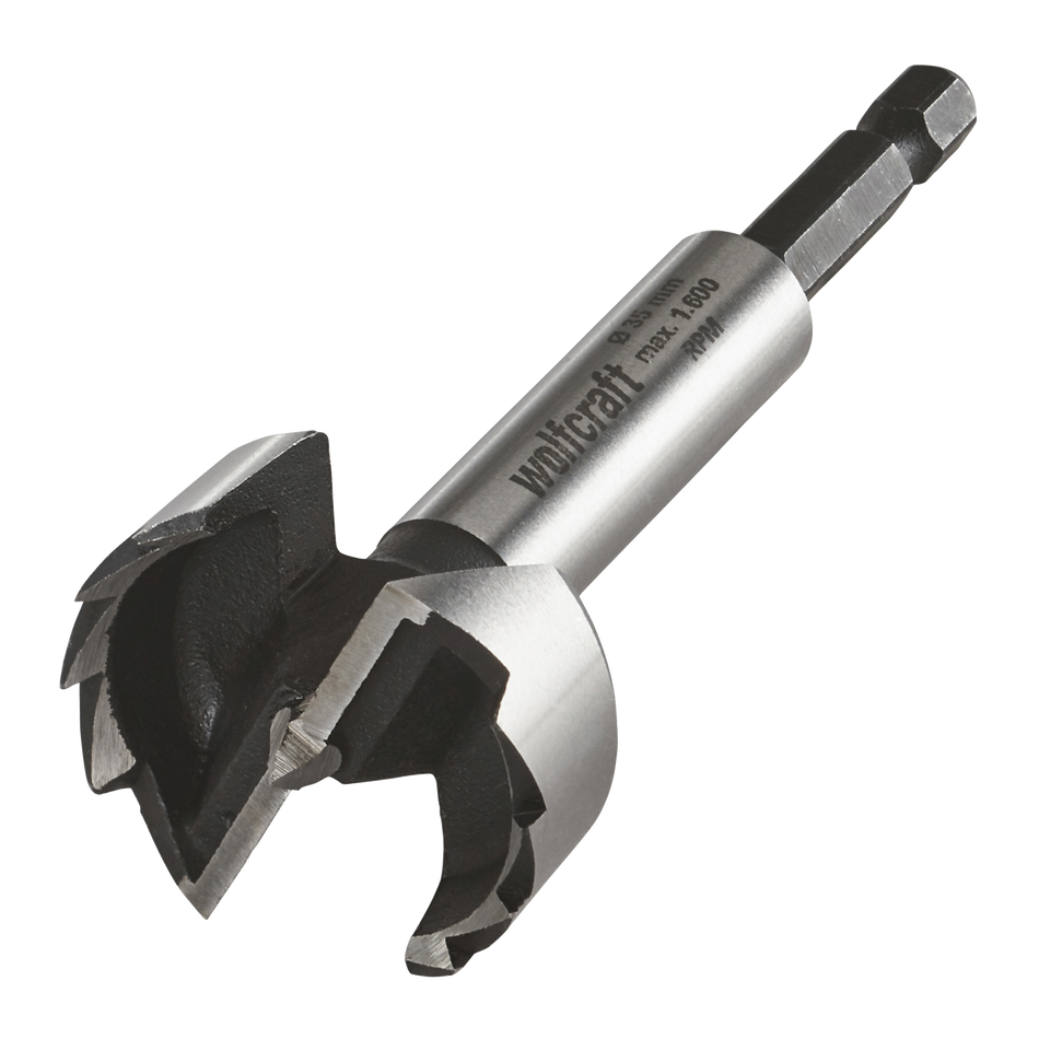 Forstner Drill Bit, Hexagon Shank, Ø 35 mm