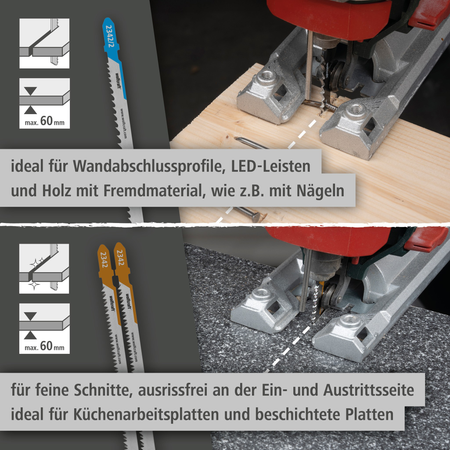 Jigsaw Blade Project Set for Kitchen Installation, 3 Pcs. (de)