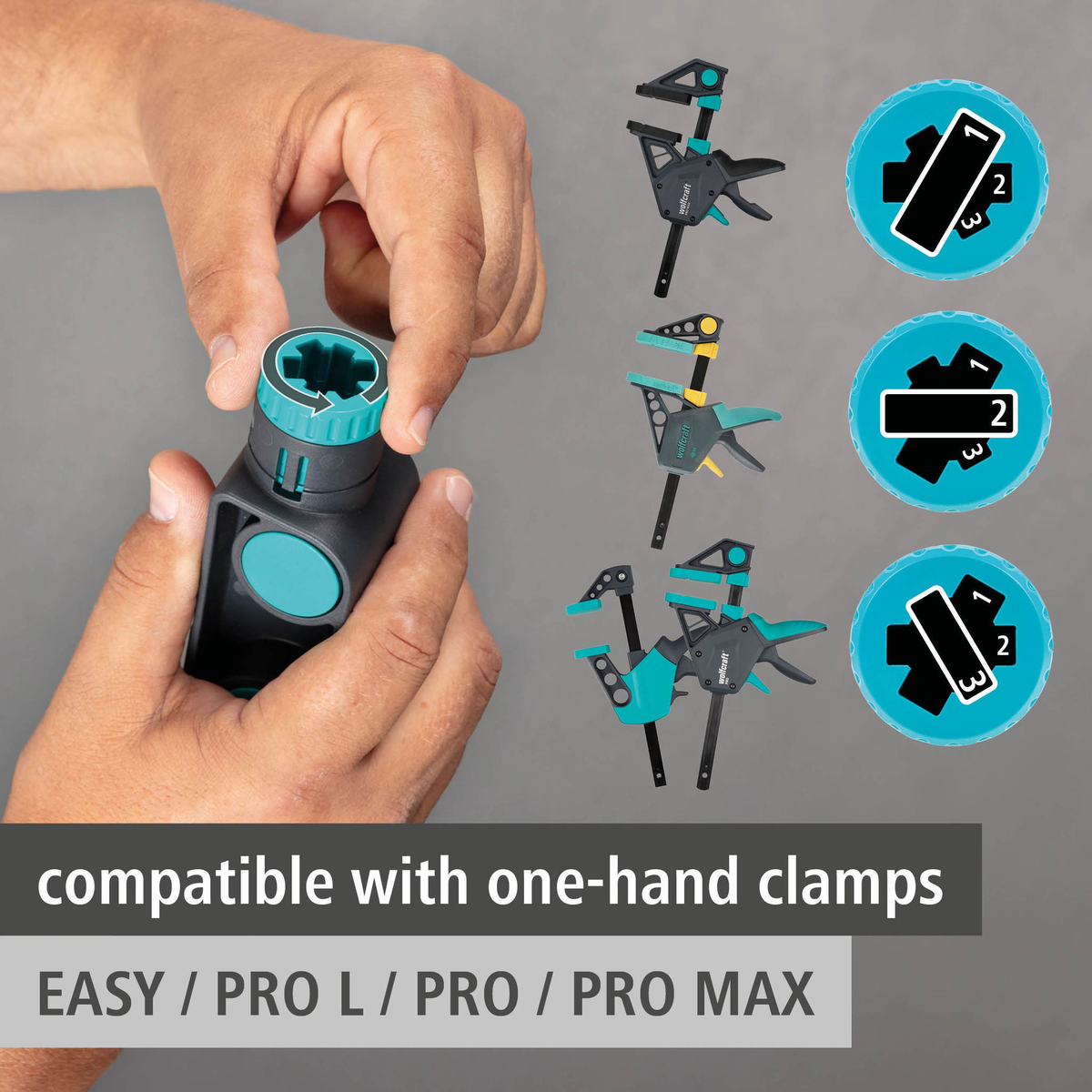 One-Hand Clamp Connector (en)