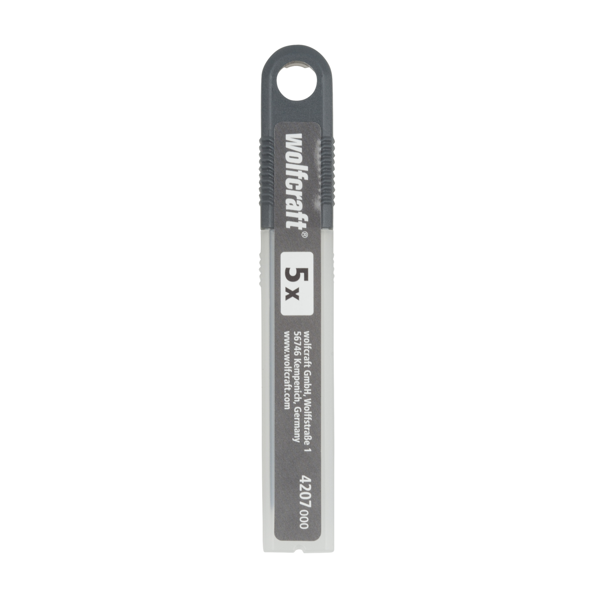 5 Professional Sharp Snap-Off Blades 9 mm Black