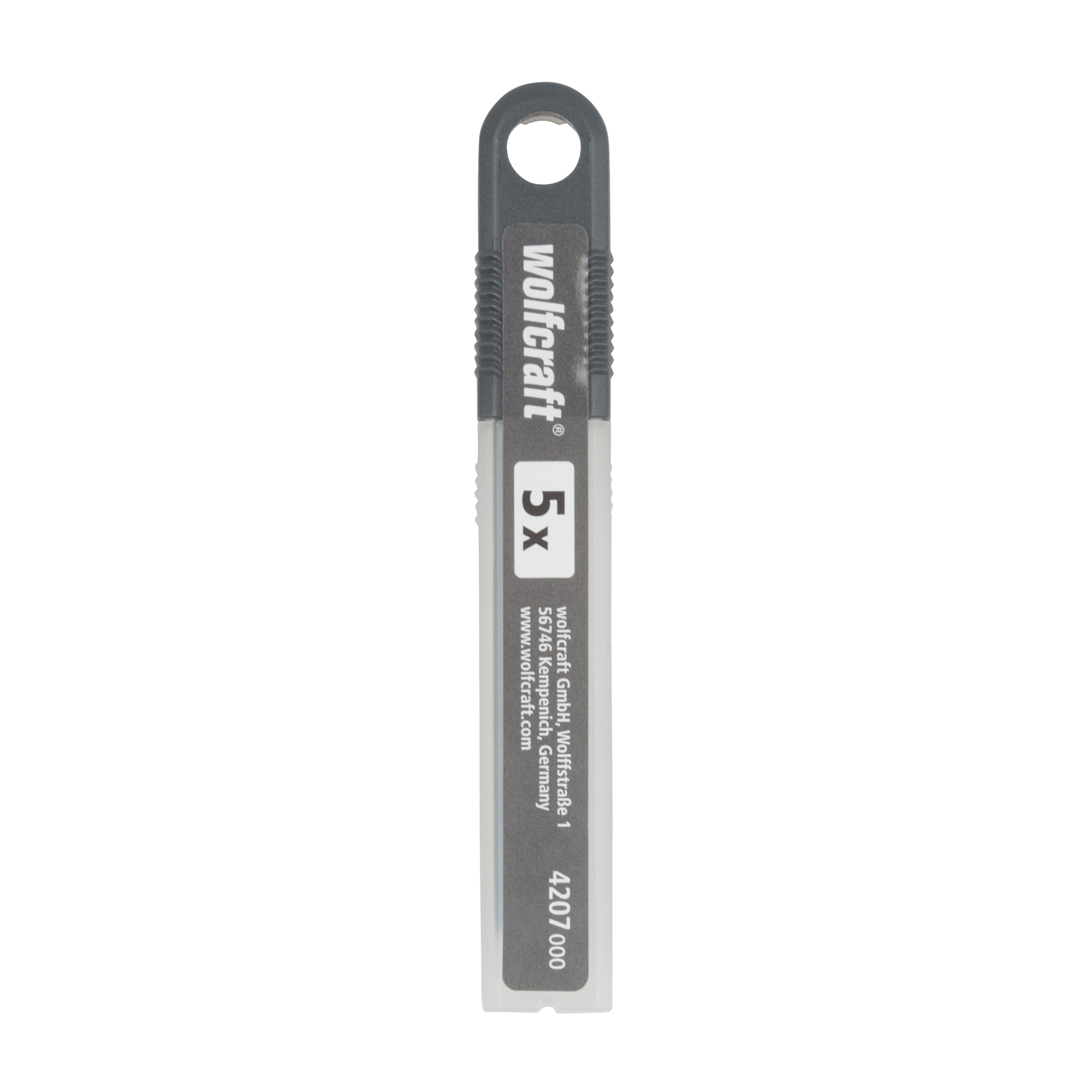 5 Professional Sharp Snap-Off Blades 9 mm Black