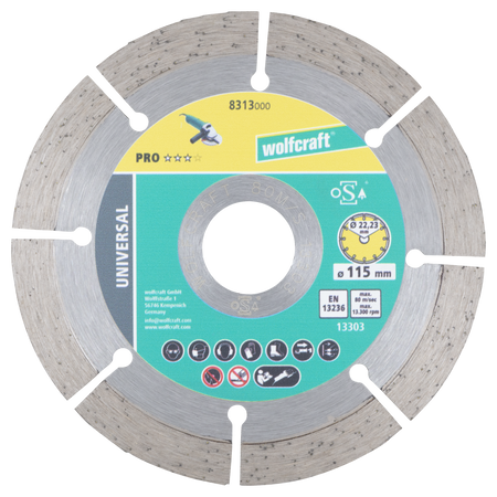 PRO UNIVERSAL Diamond Cutting Disc, Ø 115 mm