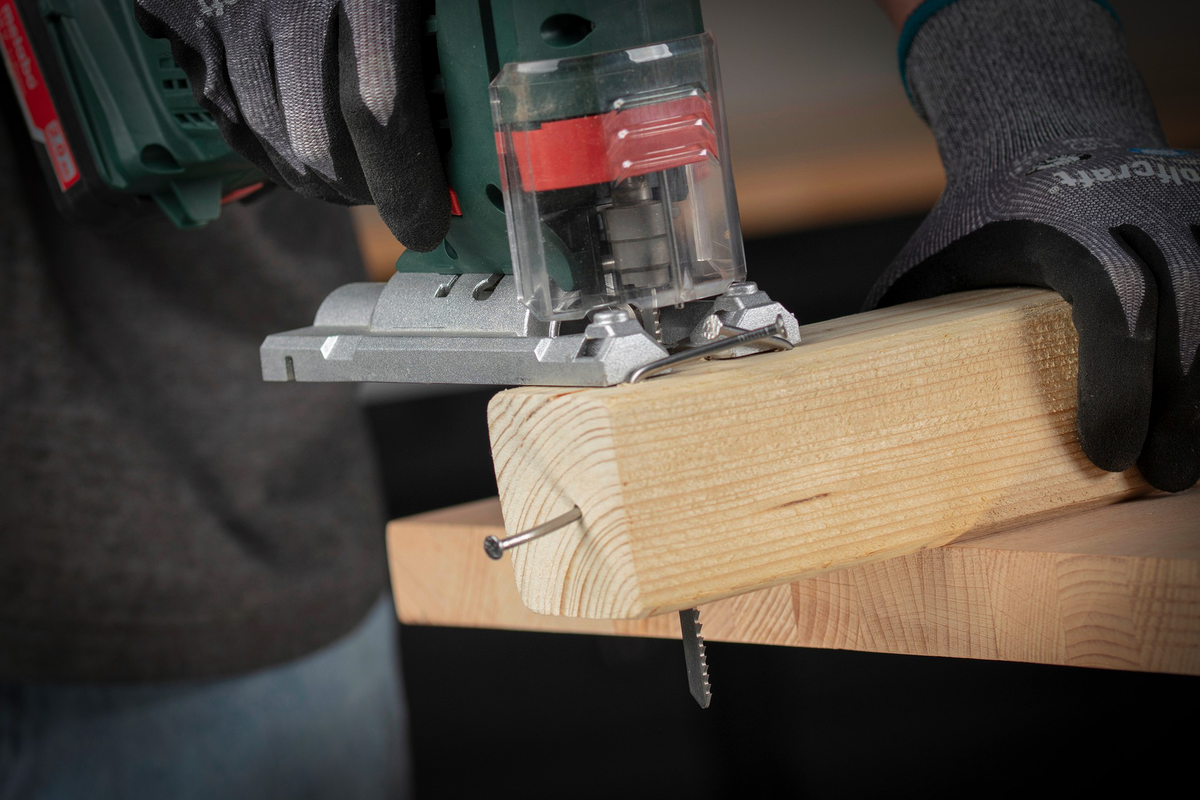 3 Jigsaw Blades, Wood with Embedded Material, Fast Cuts