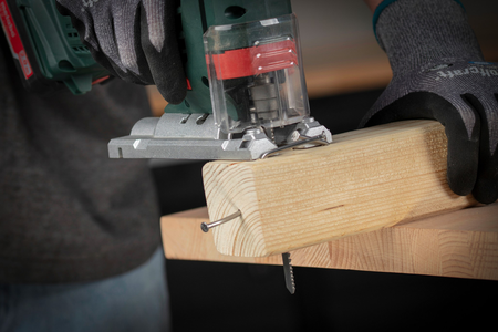 3 Jigsaw Blades, Wood with Embedded Material, Fast Cuts