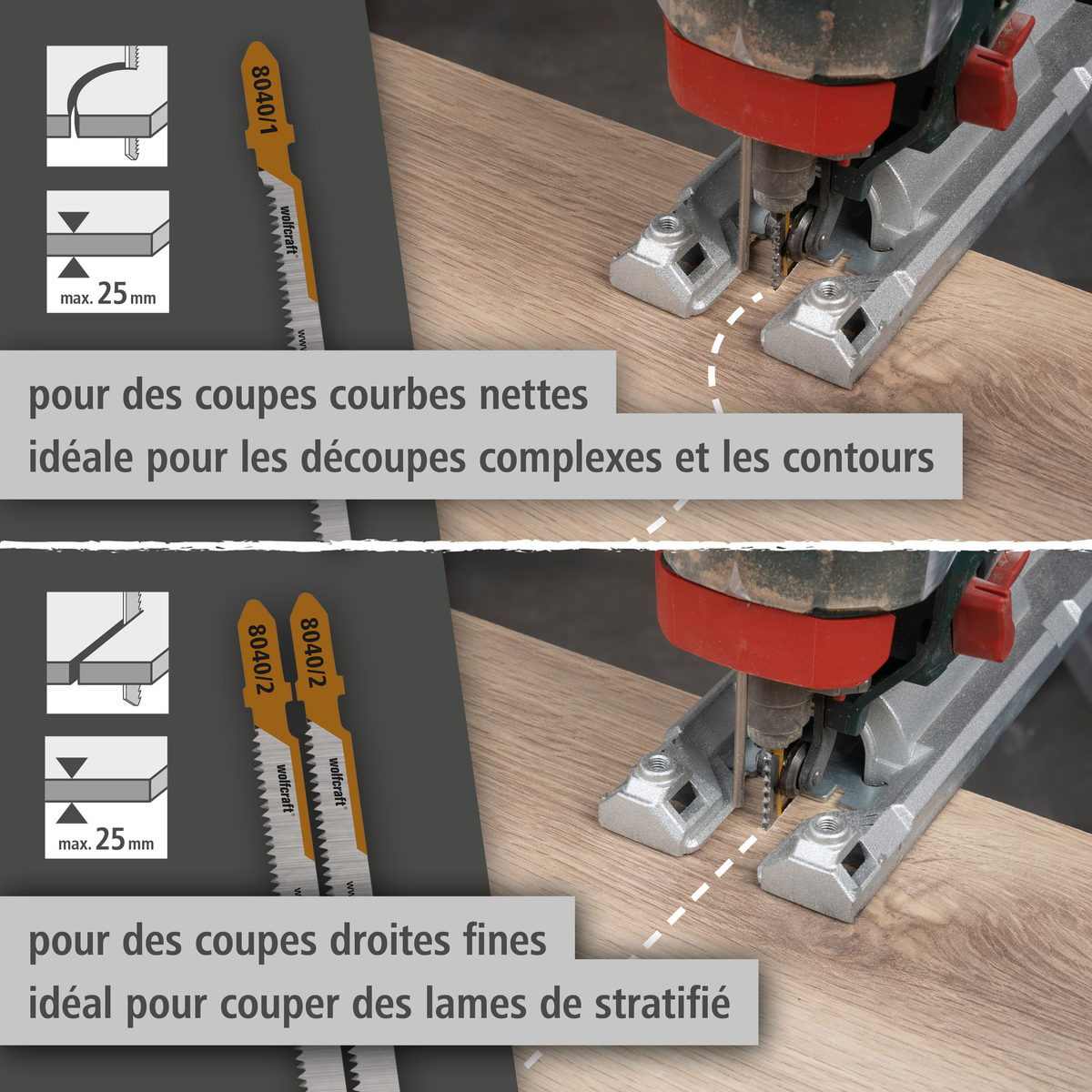 Jigsaw Blade Project Set for Laminate, 3 Pcs. (fr)