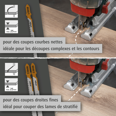 Jigsaw Blade Project Set for Laminate, 3 Pcs. (fr)