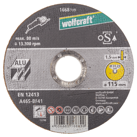 Cutting Disc for Aluminium, extra thin, Ø 115 mm