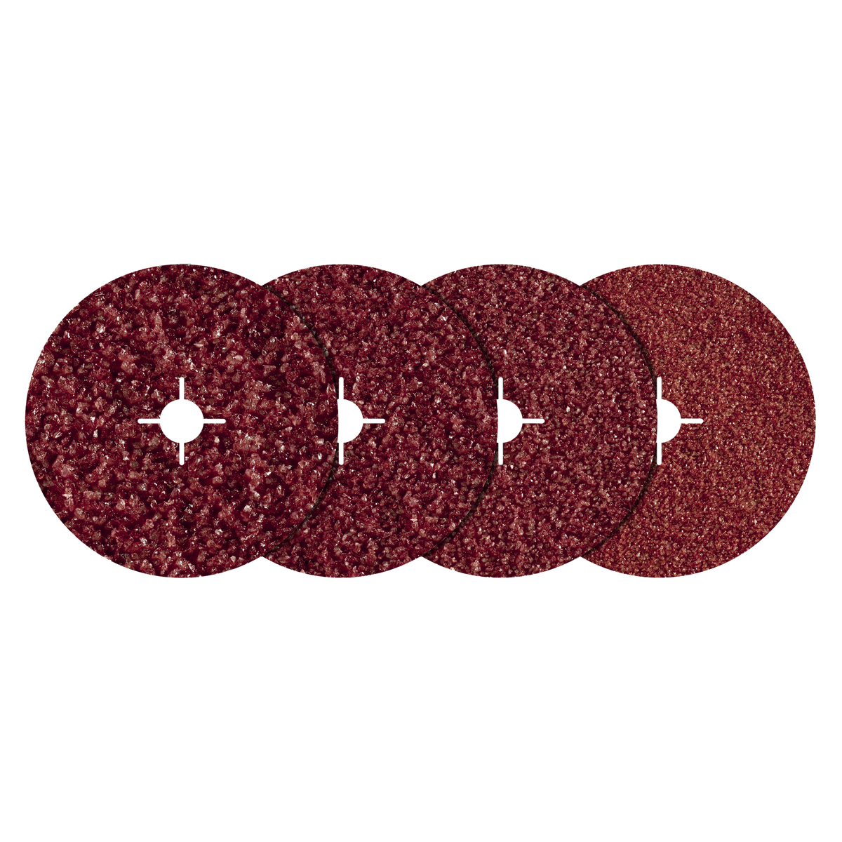 Fibre Sanding Disc Set for Metal, Ø 125 mm, 20 Pcs.