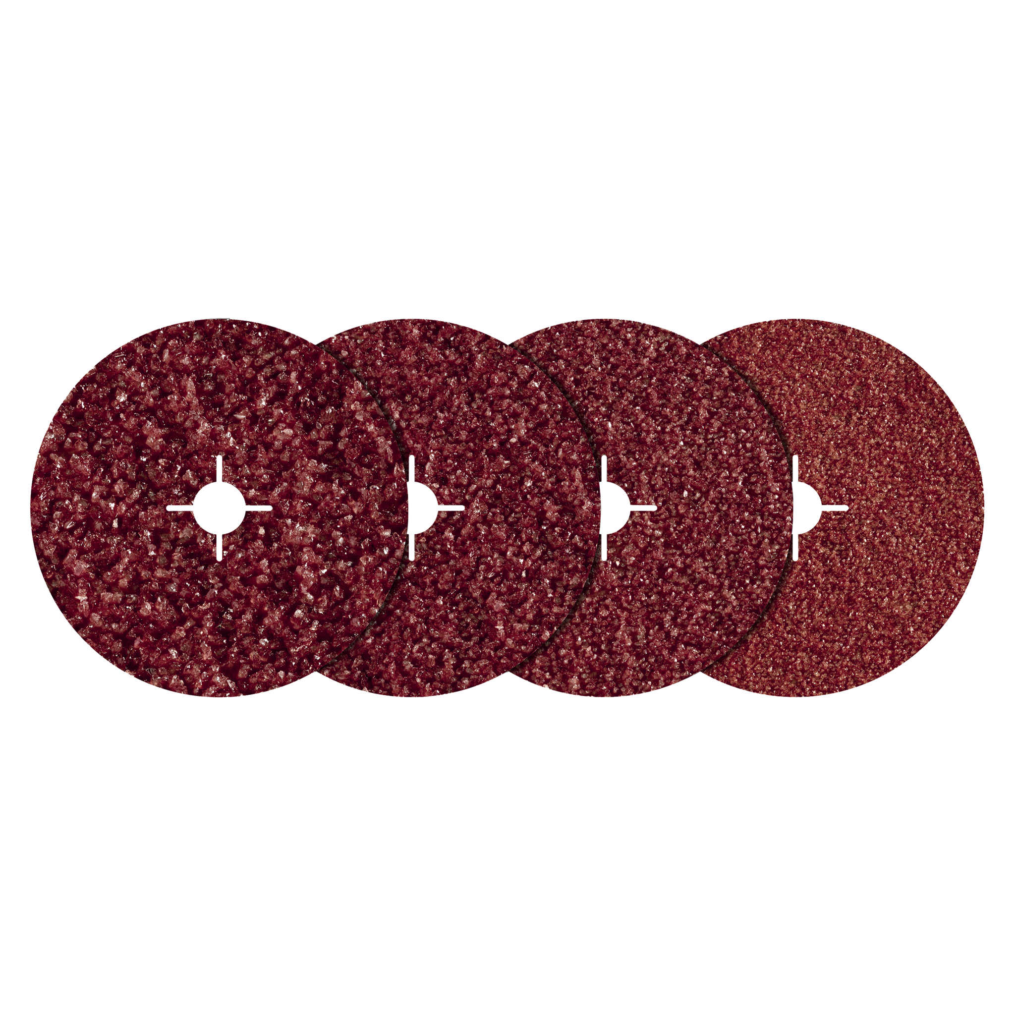 Fibre Sanding Disc Set for Metal, Ø 125 mm, 20 Pcs.