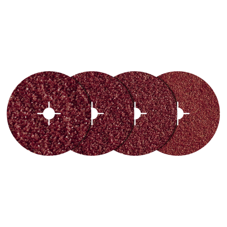 Fibre Sanding Disc Set for Metal, Ø 125 mm, 20 Pcs.