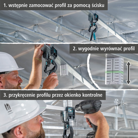 Drywall Spring Clamp with Clamping Arm (pl)
