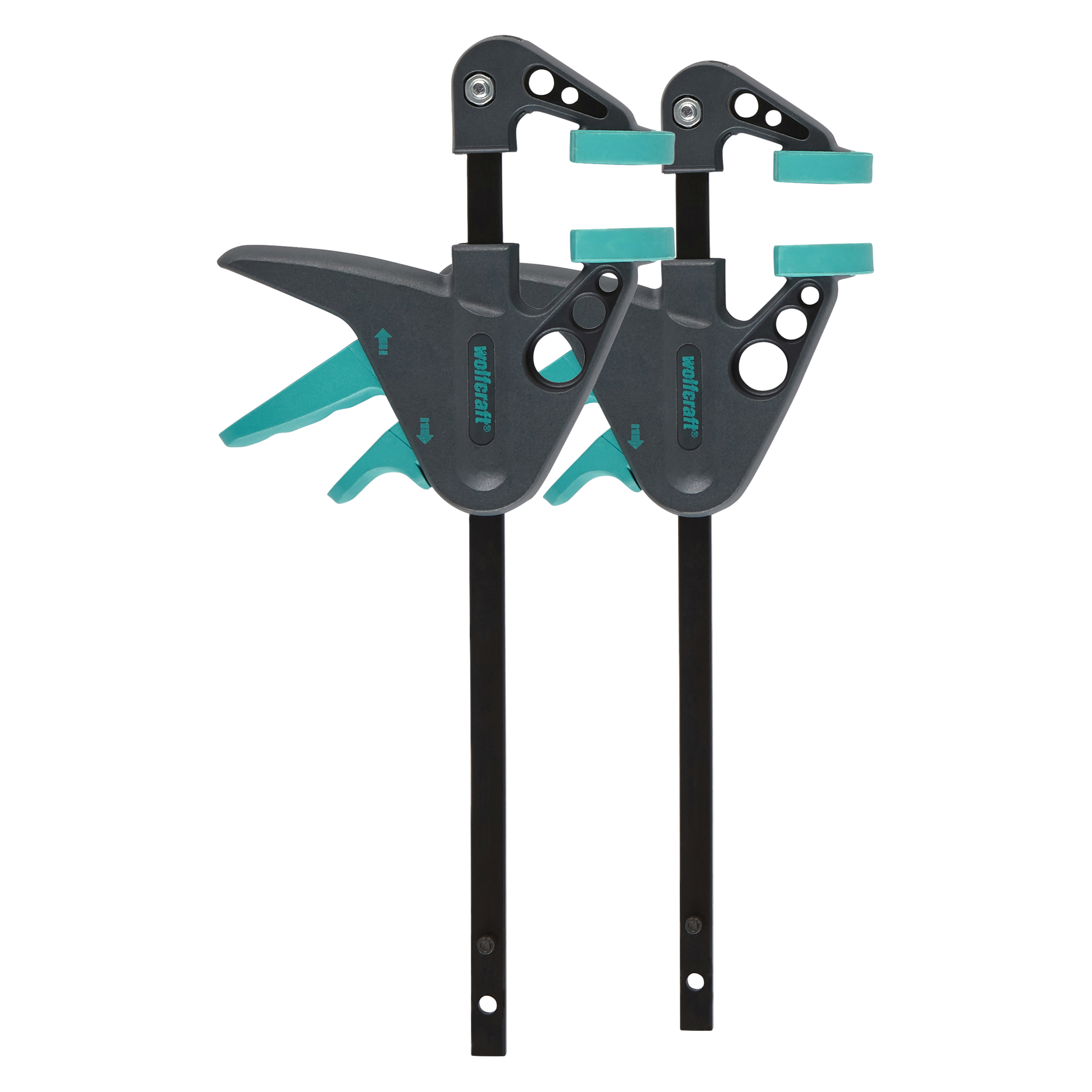 2 EHZ Miniature One-Hand Clamps2 MINI One-Hand Clamps